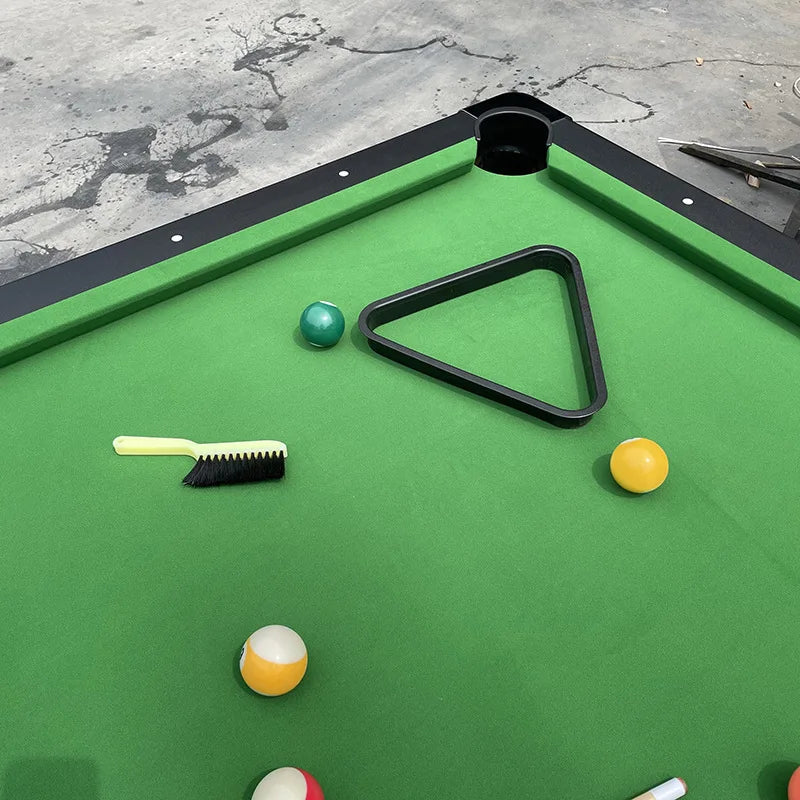 High Quality Adult Home Indoor 8ft Portable Folding Billiard 2 in 1 Pool Table With Ball Return System