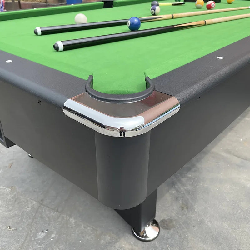 High Quality Adult Home Indoor 8ft Portable Folding Billiard 2 in 1 Pool Table With Ball Return System